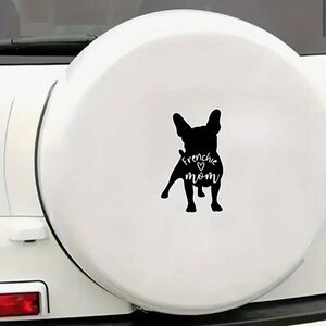 NEW Frenchie Dog Silhouette Decal - White and Black